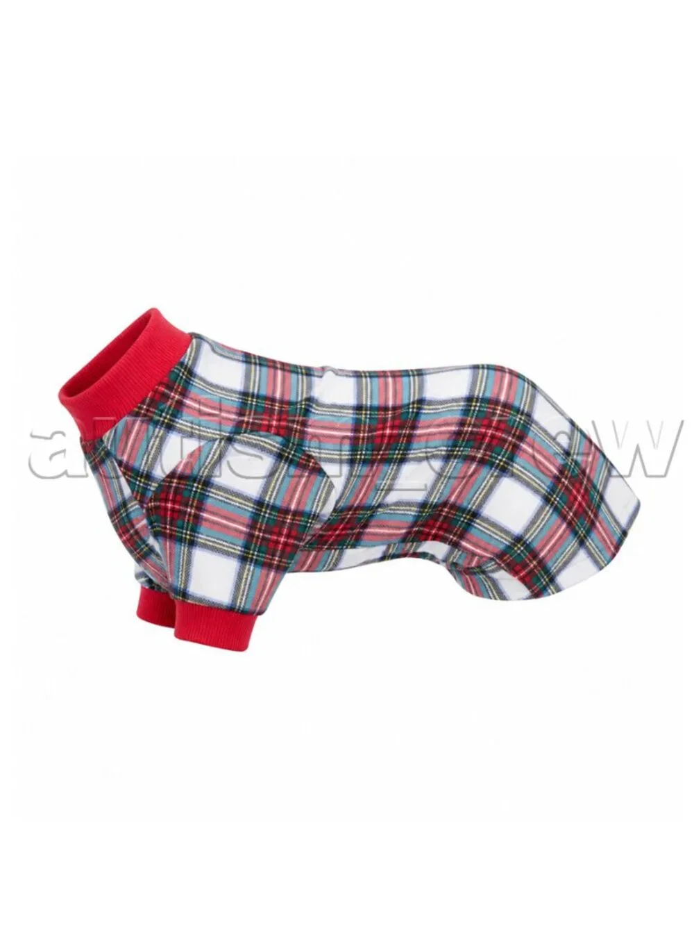 2/$18 💥🆕 Family PJ's Christmas Plaid Cozy Tartan Dog Pajamas | Size XL | 7392